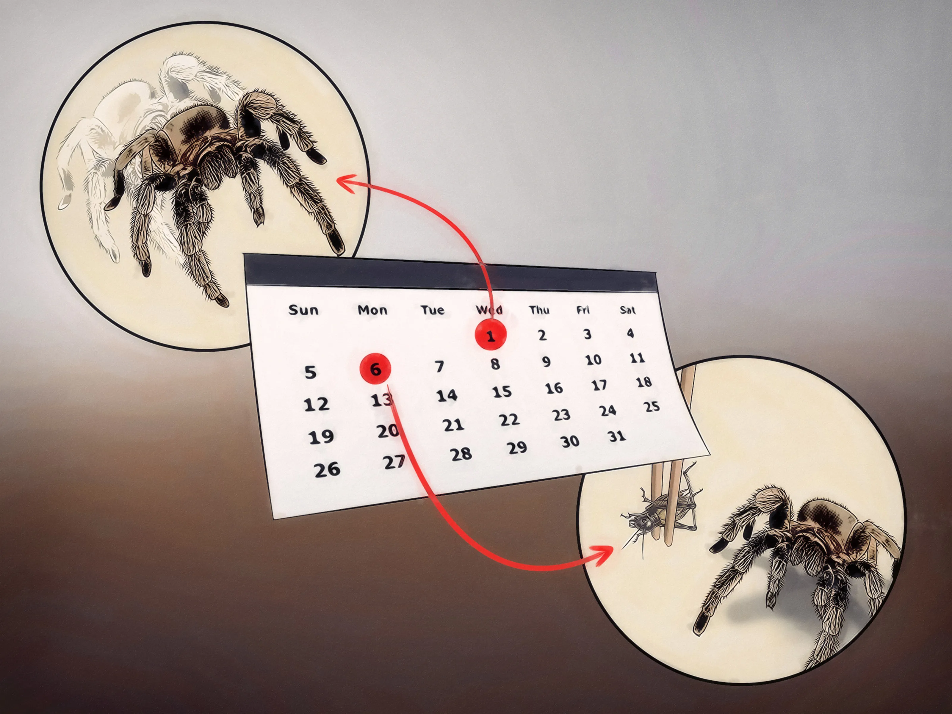 21131 pink toe tarantula molting 7
