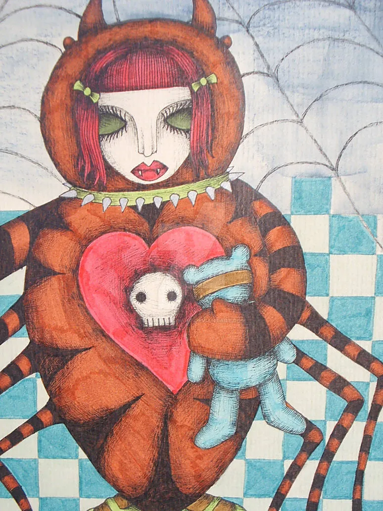 21194 tarantula girl hunting