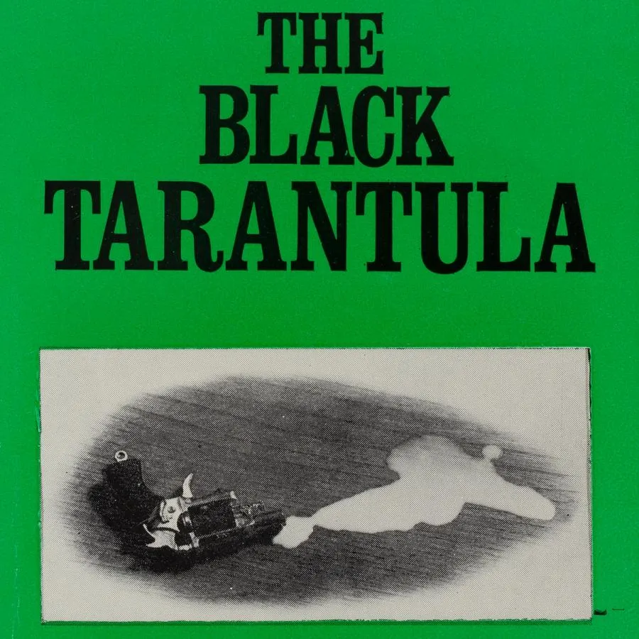 21327 black tarantula in habitat