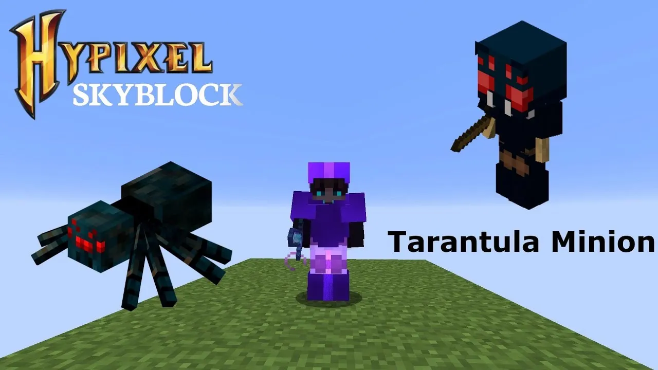 21380 tarantula minion skyblock farming